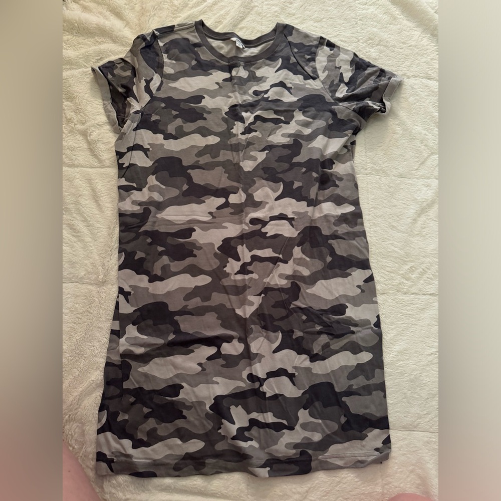 Camo tshirt dress